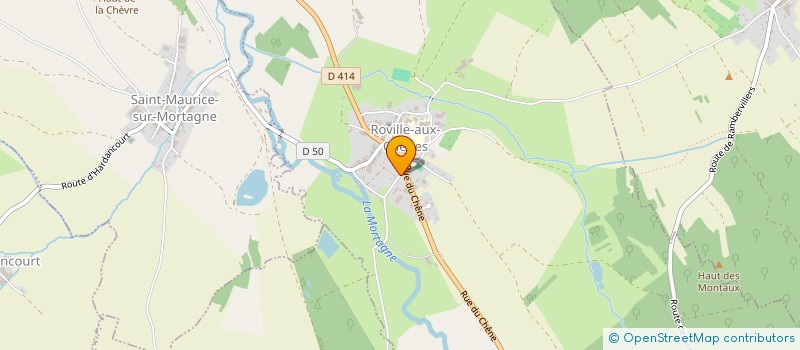 localisation de l'entreprise SCI DU CHENE  ROVILLE-AUX-CHENES