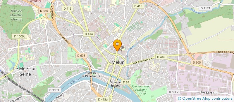 localisation de l'entreprise SCI DU CHENE à MELUN