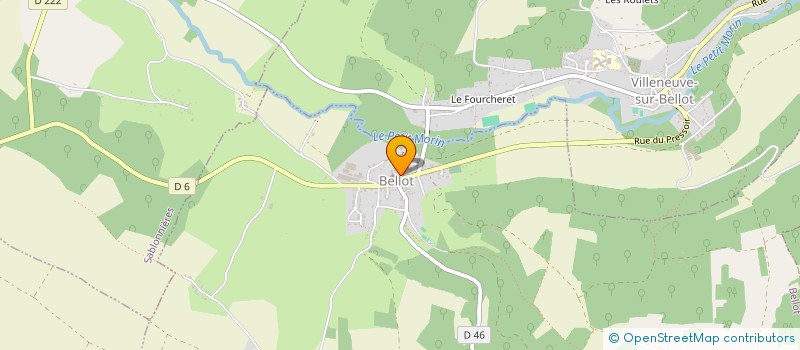 localisation de l'entreprise SCI DU CHENE à BELLOT