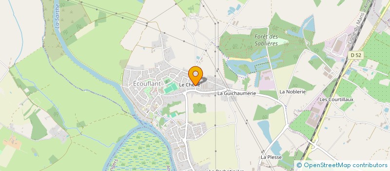 localisation de l'entreprise SCI DU CHENE  ECOUFLANT