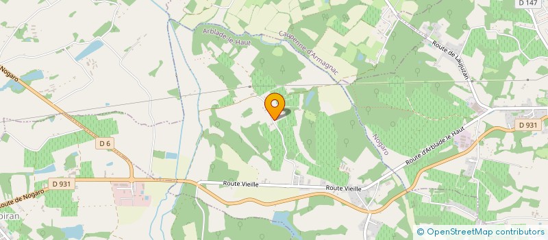 localisation de l'entreprise SCI DU CHENE BLANC  PANJAS