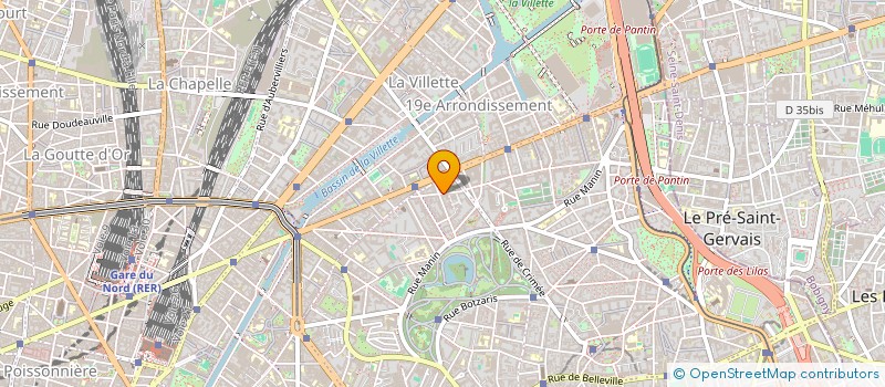 localisation de l'entreprise SCI DU CHENE CHENU à PARIS