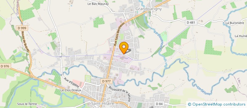 localisation de l'entreprise SCI DU CHENE CORNARD  GRANDPARIGNY