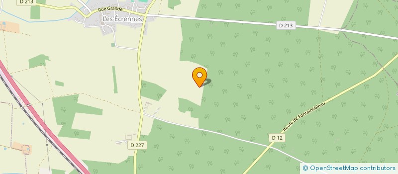 localisation de l'entreprise SCI DU CHENE CREUX  LES ECRENNES