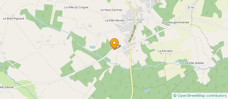 localisation de l'entreprise SCI DU CHENE DE LA LANDE  MERDRIGNAC