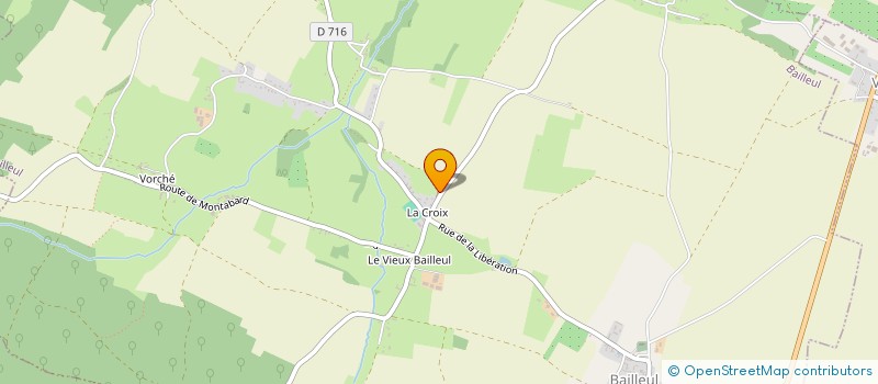 localisation de l'entreprise SCI DU CHENE ECOUPLE à VILLEDIEU-LES-BAILLEUL