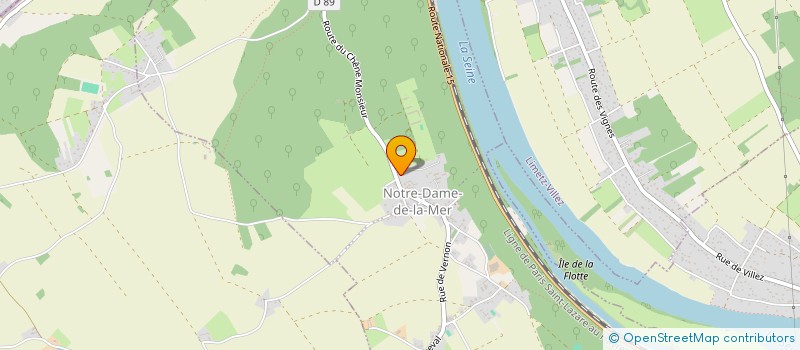 localisation de l'entreprise SCI DU CHENE MONSIEUR  NOTRE-DAME-DE-LA-MER