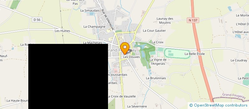 localisation de l'entreprise SCI DU CHENE MOREL  GRAND-FOUGERAY