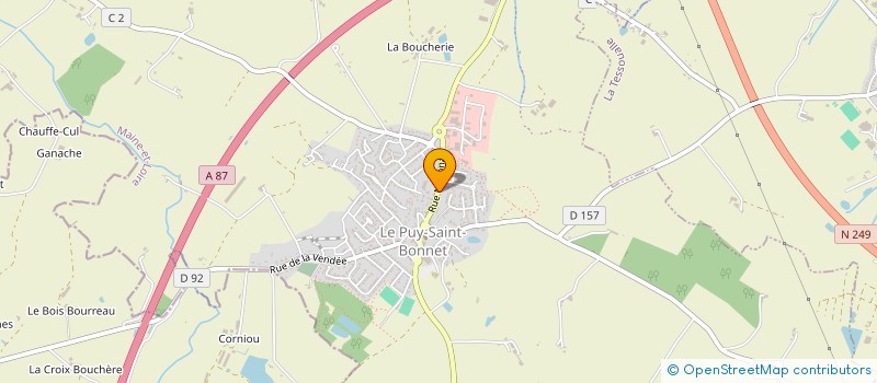 localisation de l'entreprise SCI DU CHENE ROND à CHOLET