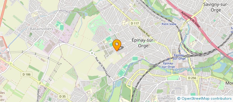 localisation de l'entreprise SCI DU CHENE ROND  EPINAY-SUR-ORGE