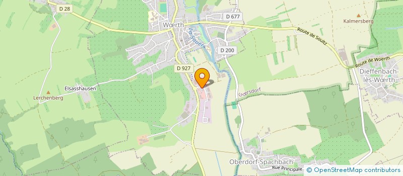 localisation de l'entreprise SCI DU CHENE ROUGE  WOERTH