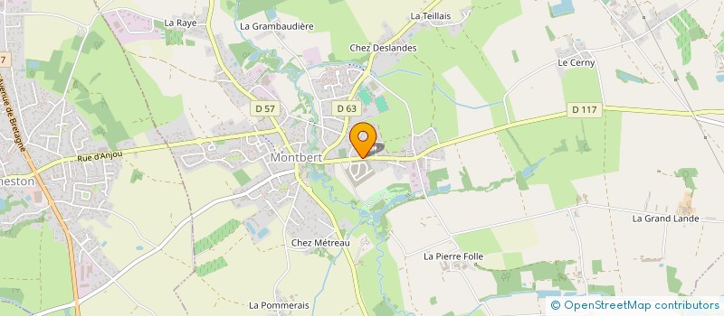 localisation de l'entreprise SCI DU CHENE VERT  SORINIERES (LES)