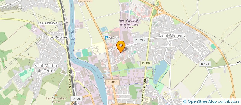 localisation de l'entreprise SCI DU CHENE VERT à SAINT-CLEMENT