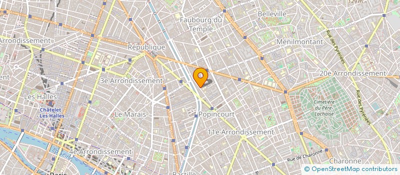 localisation de l'entreprise SCI DU CHENE VERT  PARIS