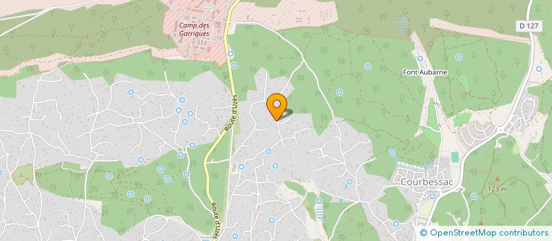 localisation de l'entreprise SCI DU CHENE VERT  NIMES