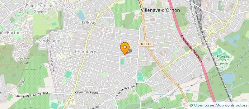 localisation de l'entreprise SCI DU CHENE VERT  VILLENAVE-D'ORNON