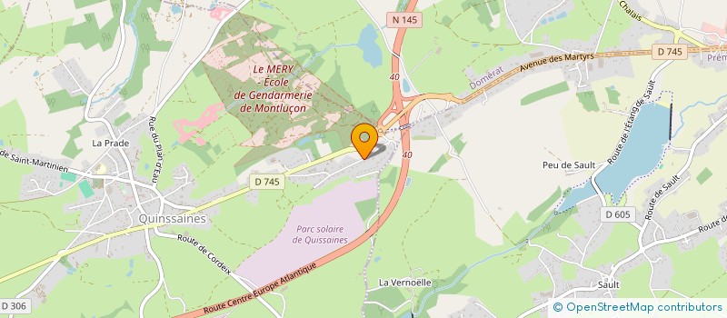 localisation de l'entreprise SCI DU CHENELONG à QUINSSAINES