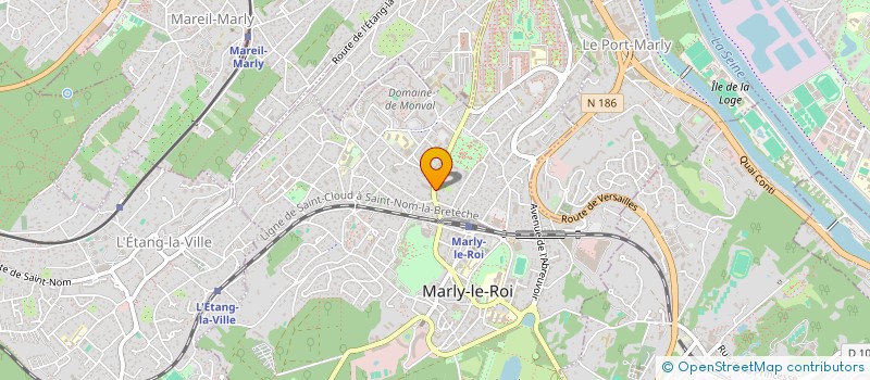 localisation de l'entreprise SCI DU CHER  MARLY-LE-ROI