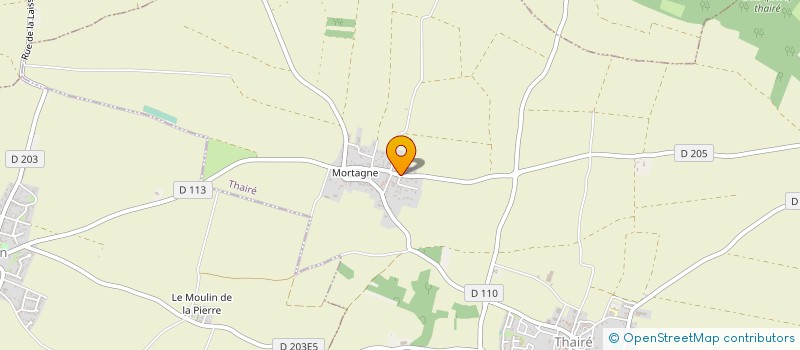 localisation de l'entreprise SCI DU CHER  THAIRE