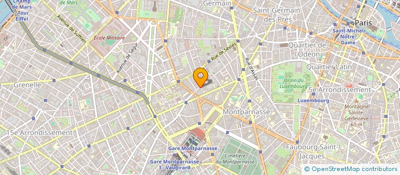 localisation de l'entreprise SCI DU CHERCHE MIDI  PARIS