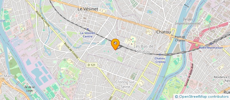 localisation de l'entreprise SCI DU CHERCHE MIDI  LE VESINET