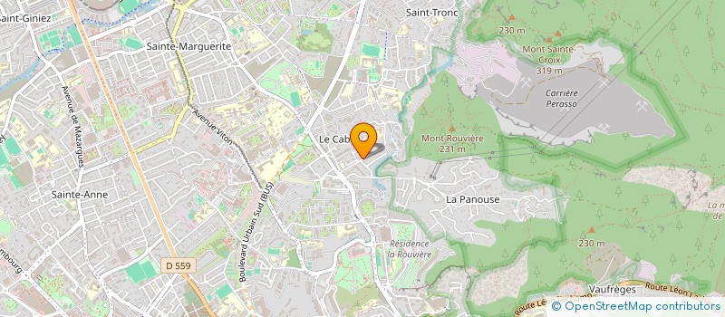 localisation de l'entreprise SCI DU CHERCHE MIDI  MARSEILLE