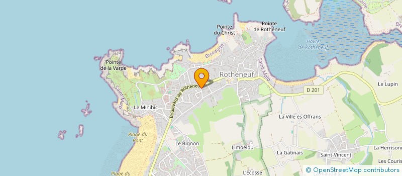 localisation de l'entreprise SCI DU CHESNAY  SAINT-MALO