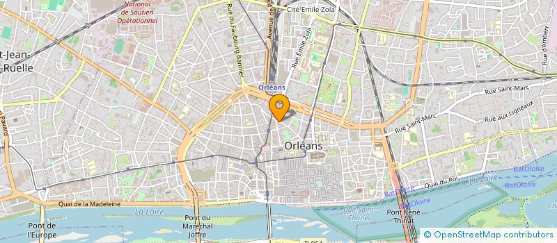 localisation de l'entreprise SCI DU CHEVAL ARGENTIN à ORLEANS