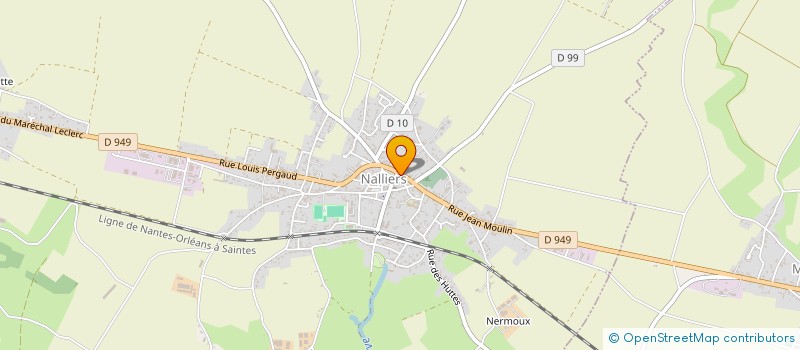 localisation de l'entreprise SCI DU CHEVAL BLANC à NALLIERS