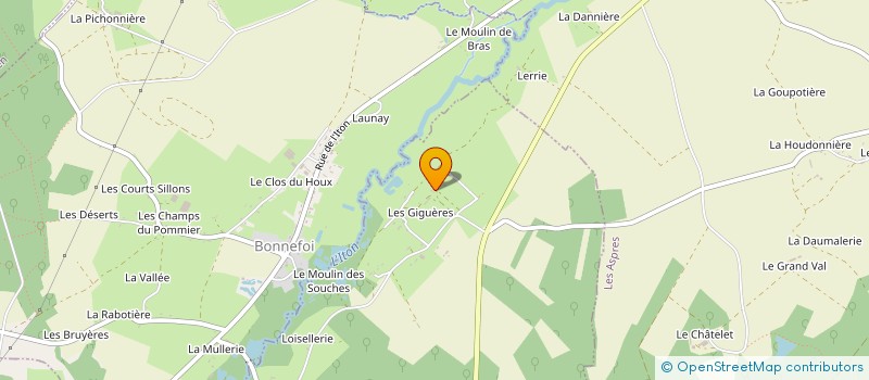 localisation de l'entreprise SCI DU CHEVAL DE FER à LES GENETTES