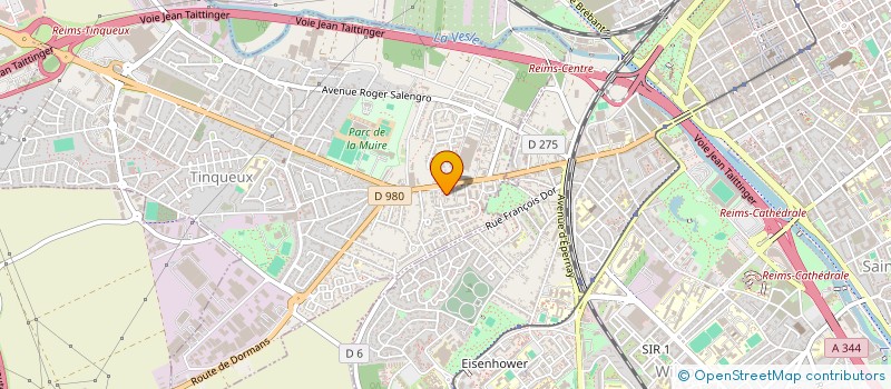 localisation de l'entreprise SCI DU CHEVAL NOIR  TINQUEUX