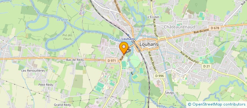 localisation de l'entreprise SCI DU CHEVAL ROUGE à LOUHANS