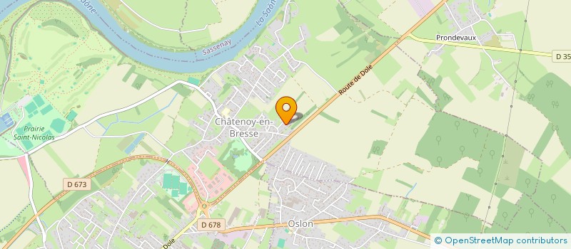 localisation de l'entreprise SCI DU CHEVALET  CHATENOY-EN-BRESSE