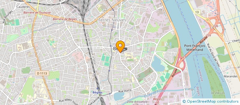 localisation de l'entreprise SCI DU CHEVALIER à BEGLES