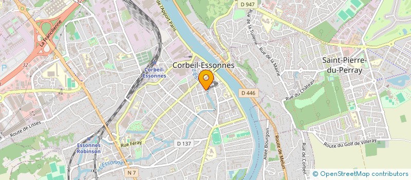 localisation de l'entreprise SCI DU CHEVALIER à CORBEIL-ESSONNES