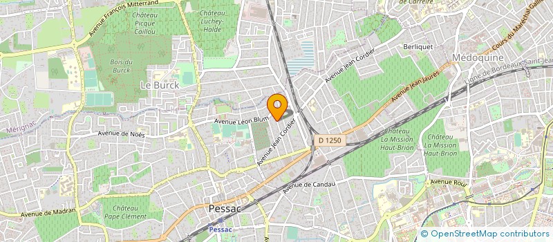 localisation de l'entreprise SCI DU CHEVALIER DE LA BARRE  PESSAC