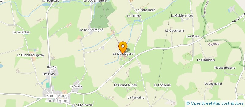 localisation de l'entreprise SCI DU CHEVALIER HEYNEN ET LADY DI GALA  SAINT-MARS-SUR-COLMONT