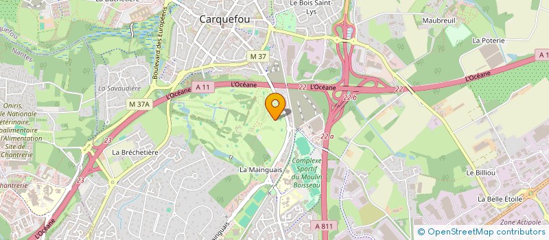 localisation de l'entreprise SCI DU CHEVALIER MAILLARD  CARQUEFOU