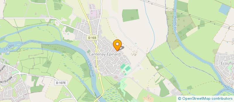 localisation de l'entreprise SCI DU CHI CHI AND CO  CANTENAY-EPINARD