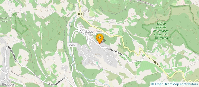 localisation de l'entreprise SCI DU CHIEN BLEU  VENASQUE