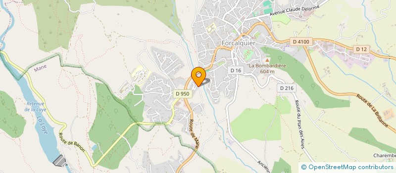 localisation de l'entreprise SCI DU CHIENDENT à FORCALQUIER