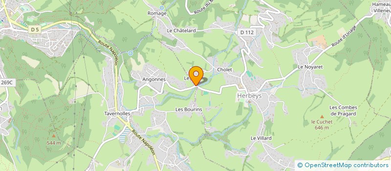 localisation de l'entreprise SCI DU CHOLET  HERBEYS