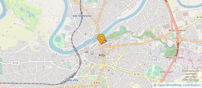 localisation de l'entreprise SCI DU CINDELICE à ALBI