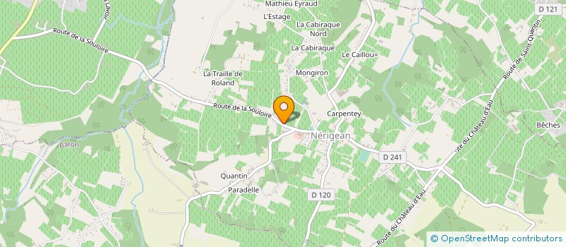 localisation de l'entreprise SCI DU CINQ CENT PLUS  NERIGEAN