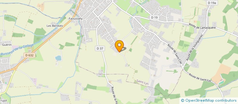 localisation de l'entreprise SCI DU CIRCAETE  SAINT-LYS