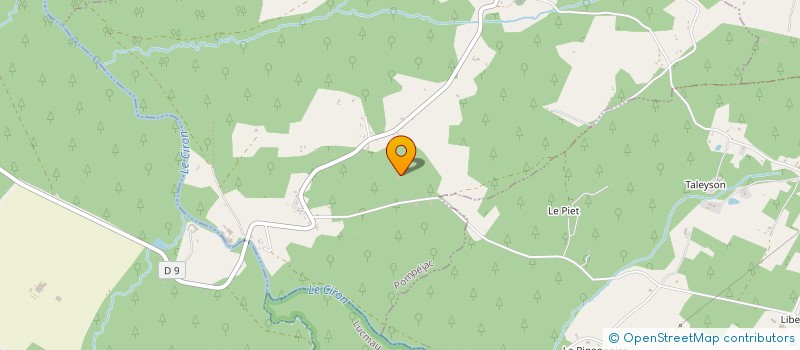 localisation de l'entreprise SCI DU CIRON  POMPEJAC