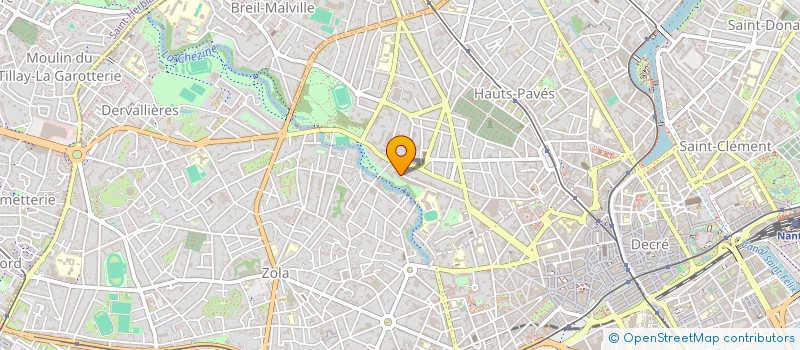 localisation de l'entreprise SCI DU CIRQUE à NANTES