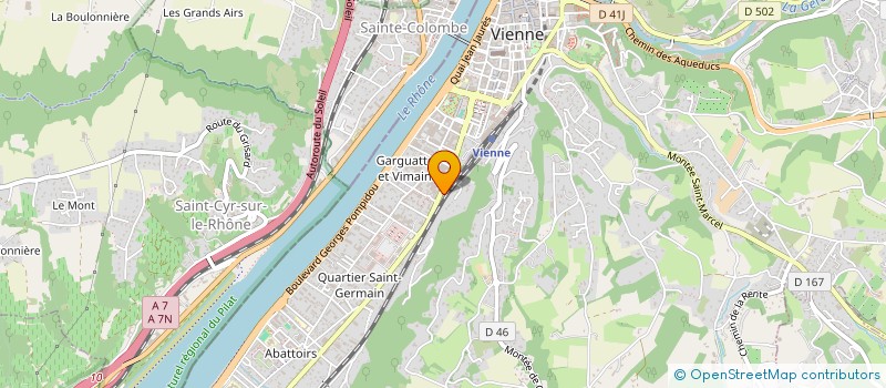 localisation de l'entreprise SCI DU CIRQUE  VIENNE