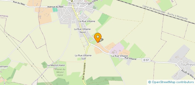 localisation de l'entreprise SCI DU CITRON JAUNE  BOSC-LE-HARD