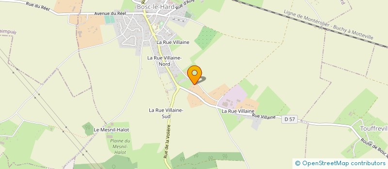 localisation de l'entreprise SCI DU CITRON VERT  BOSC-LE-HARD